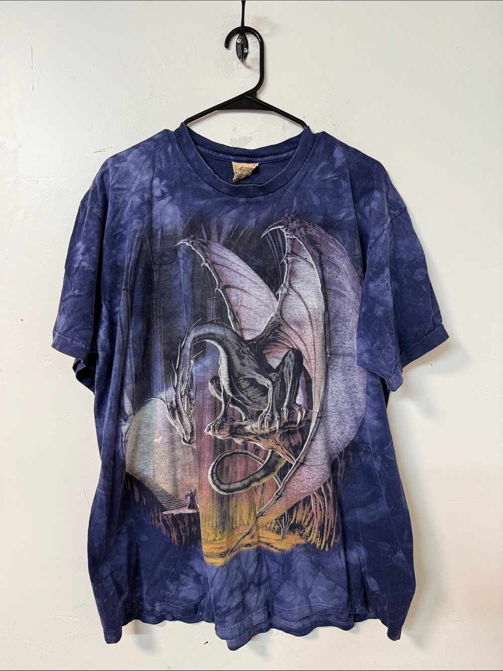The Mountain Purple Navy Dragon Graphic Tee